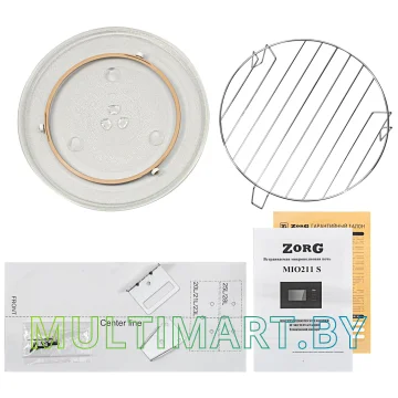 Микроволновая печь ZorG MIO211 S (черный) картинка 5